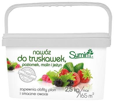 Nawóz do truskawek, poziomek, malin i jeżyn 2.5 kg optymalny skład