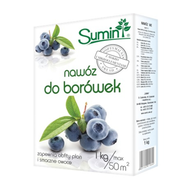 Nawóz do borówek 1 kg optymalny skład