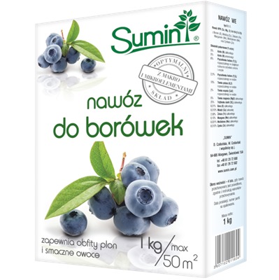 Nawóz do borówek 1 kg optymalny skład