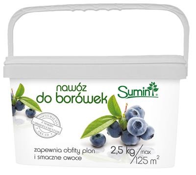 Nawóz do borówek 2.5 kg optymalny skład