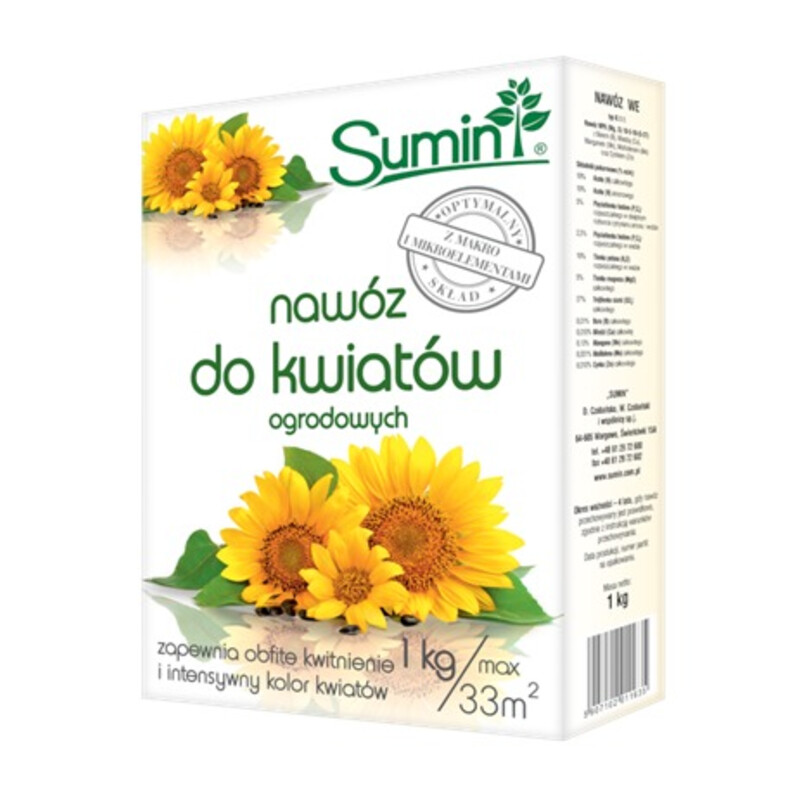 Nawóz do kwiatów ogrodowych 1 kg optymalny skład