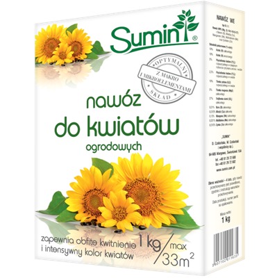 Nawóz do kwiatów ogrodowych 1 kg optymalny skład
