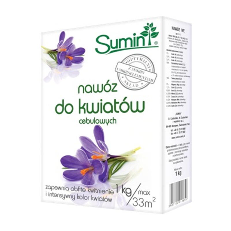 Nawóz do kwiatów cebulowych 1 kg optymalny skład