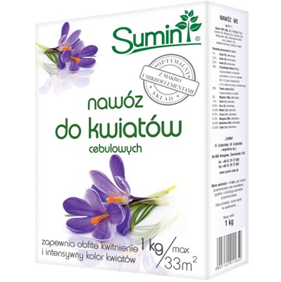 Nawóz do kwiatów cebulowych 1 kg optymalny skład