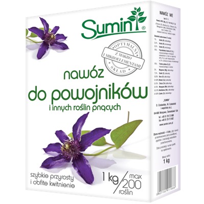 Nawóz do powojników i innych roślin pnących 1 kg optymalny skład