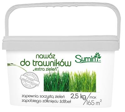Nawóz do trawników "extra zieleń" 2.5 kg optymalny skład