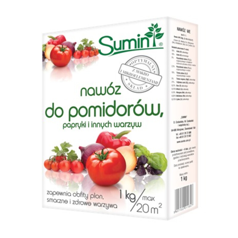 Nawóz do pomidorów, papryki i innych warzyw 1 kg optymalny skład