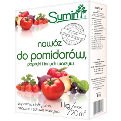 Nawóz do pomidorów, papryki i innych warzyw 1 kg optymalny skład