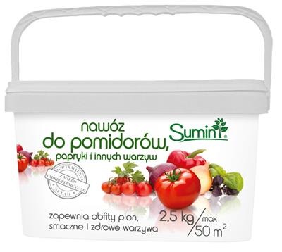 Nawóz do pomidorów, papryki i innych warzyw 2.5 kg optymalny skład