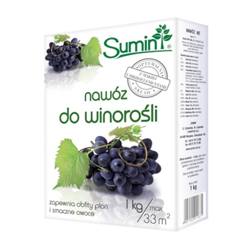 Nawóz do winorośli 1 kg optymalny skład