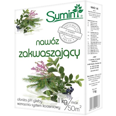 Nawóz zakwaszający 1 kg optymalny skład