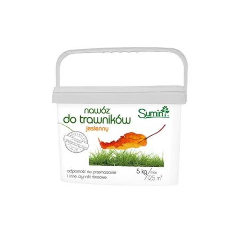 Nawóz do trawników jesienny 5 kg wiadro optymalny skład