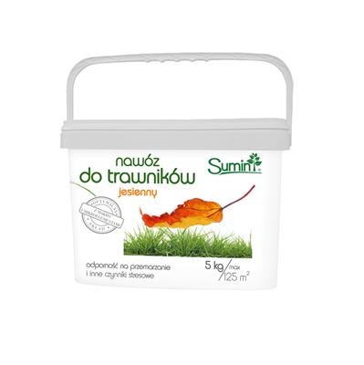 Nawóz do trawników jesienny 5 kg wiadro optymalny skład