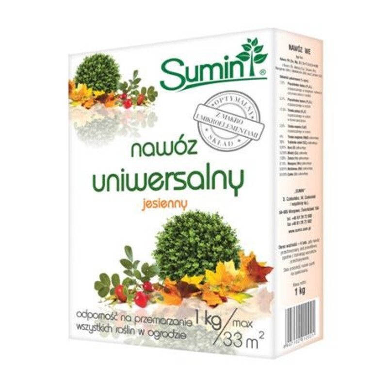 Nawóz uniwersalny jesienny 1 kg optymalny skład