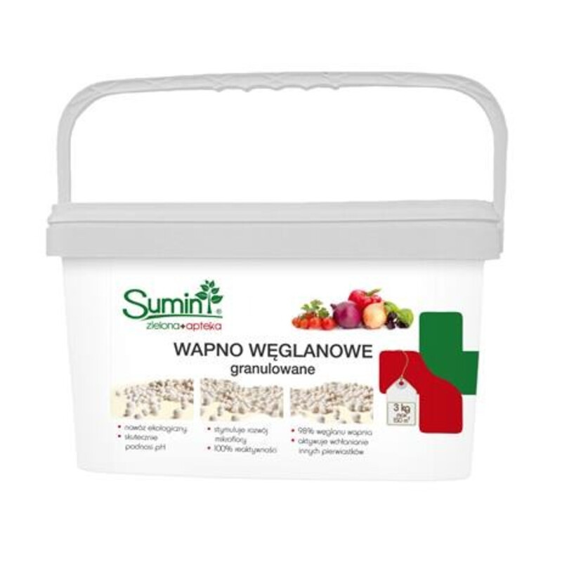 Wapno węglanowe granulowane 3 kg