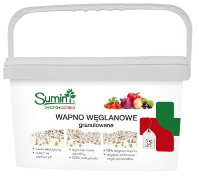 Wapno węglanowe granulowane 3 kg
