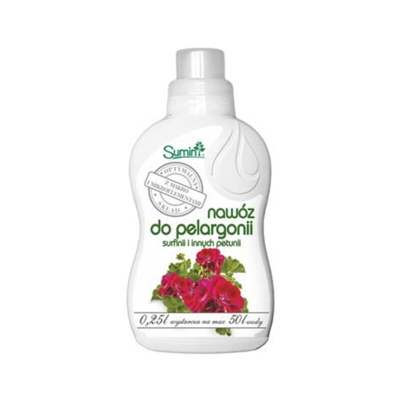 Nawóz do pelargonii, surfinii i innych petunii 250 ml