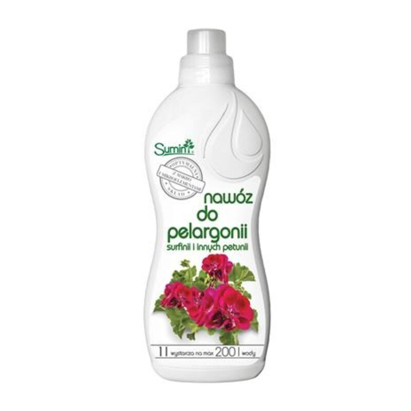 Nawóz do pelargonii, surfinii i innych petunii 1 l