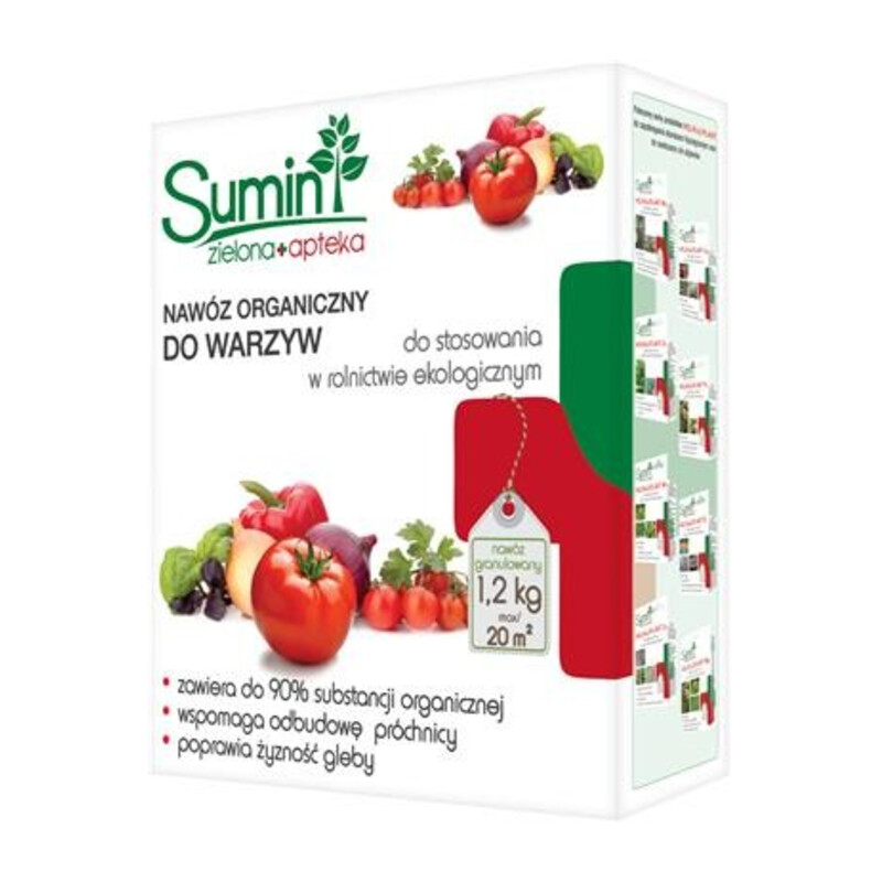 Nawóz do warzyw organiczny granulowany 1.2 kg