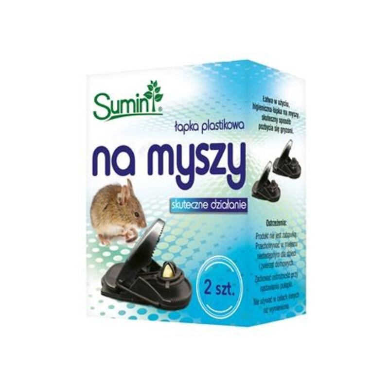 Łapka na myszy plastikowa – kpl 2 szt.