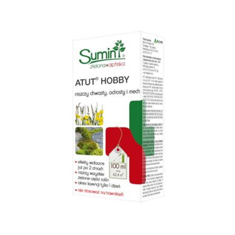 Atut Hobby 100 ml zwalcza chwasty i mech