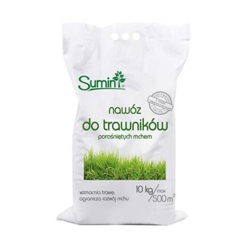 Nawóz do trawników porośniętych mchem (worek) 10 kg optymalny skład