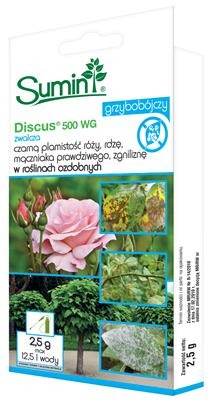 Discus 500 WG na mączniaka prawdziwego i czarną plamistość róży 2.5 g