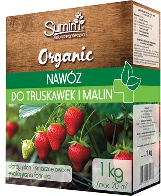 Nawóz organiczny granulowany do truskawek malin 1 kg organic
