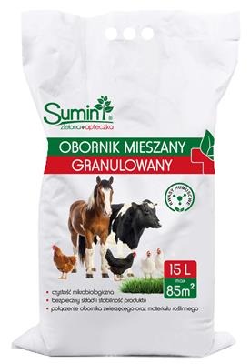 Obornik mieszany granulowany (z kwasami humusowymi) nawóz naturalny 15 l