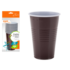 Kubki do ciepłych napojów 200 ml, 12 szt.