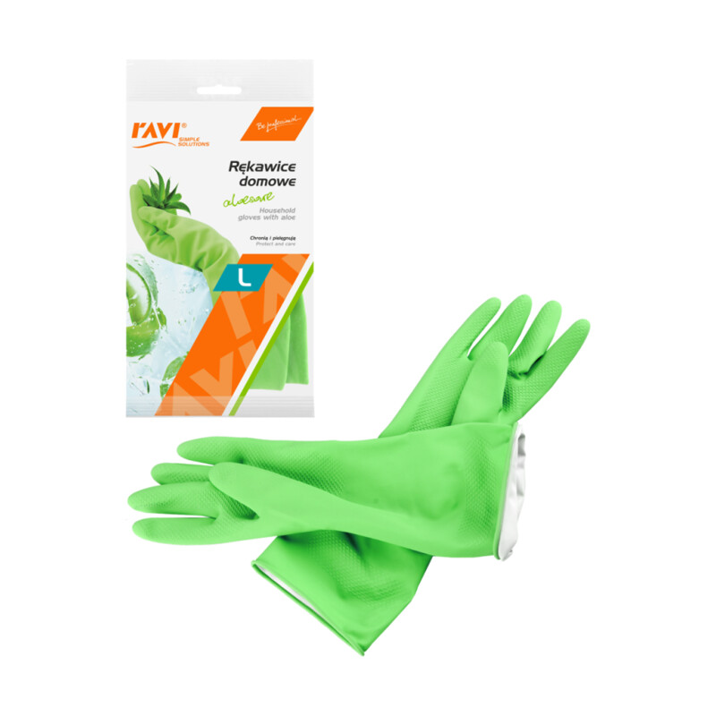 Rękawice aloesowe, rozmiar L – 1 para