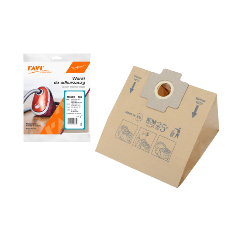 Worki do odkurzacza Zelmer (Z05) 5 szt..00385
