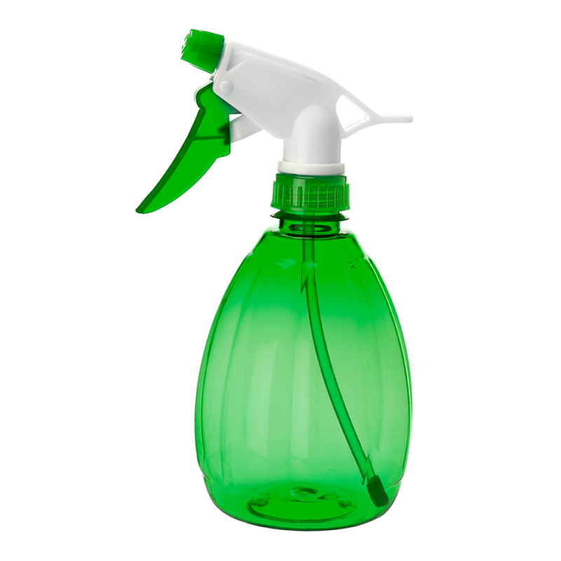 Zraszacz ręczny transparentny FLORA 550 ml zielony 9079