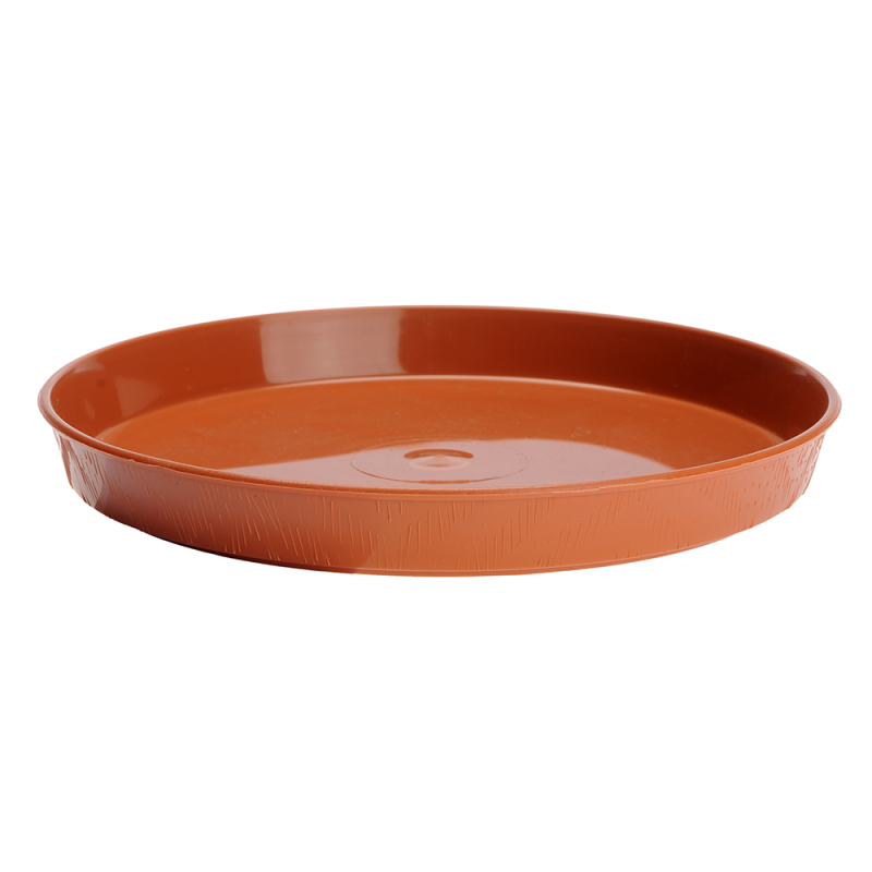Podstawka drewnopodobna 19 cm – kolor terakota