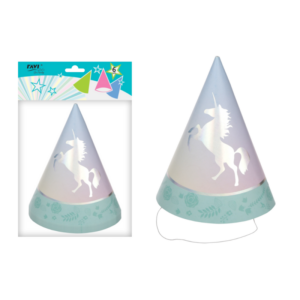 LGP Czapeczki papierowe UNICORN 6 szt.