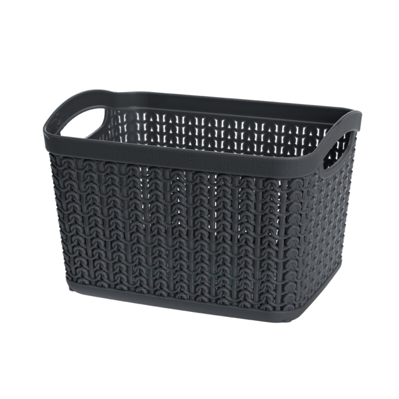 Koszyk prostokątny M WILLOW 3,3 l grafit