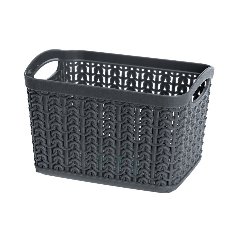 Koszyk prostokątny S WILLOW 1,5 l grafit