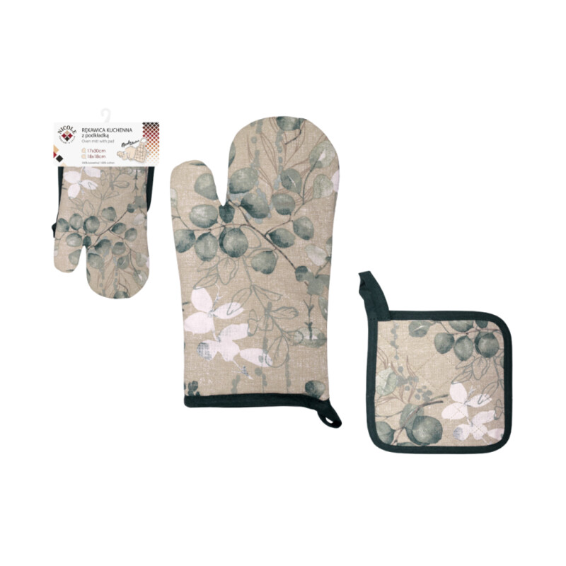 Rękawica kuchenna z podkładką "Nicole Collection" – wariant RAVI-5971