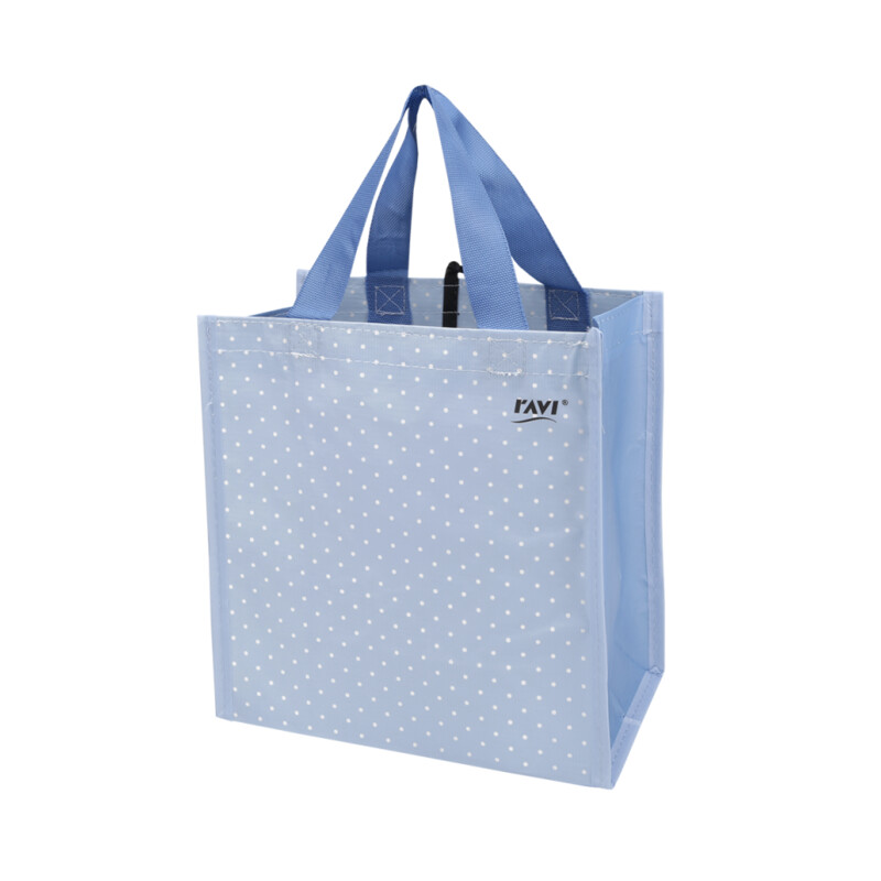 Torba na zakupy DOTTIES 26 × 15 × 27 cm BLUE