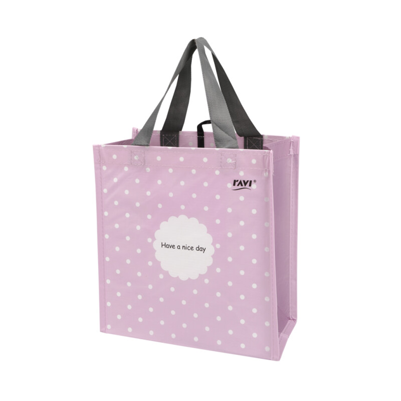 Torba na zakupy DOTTIES 26 × 15 × 27 cm PINK
