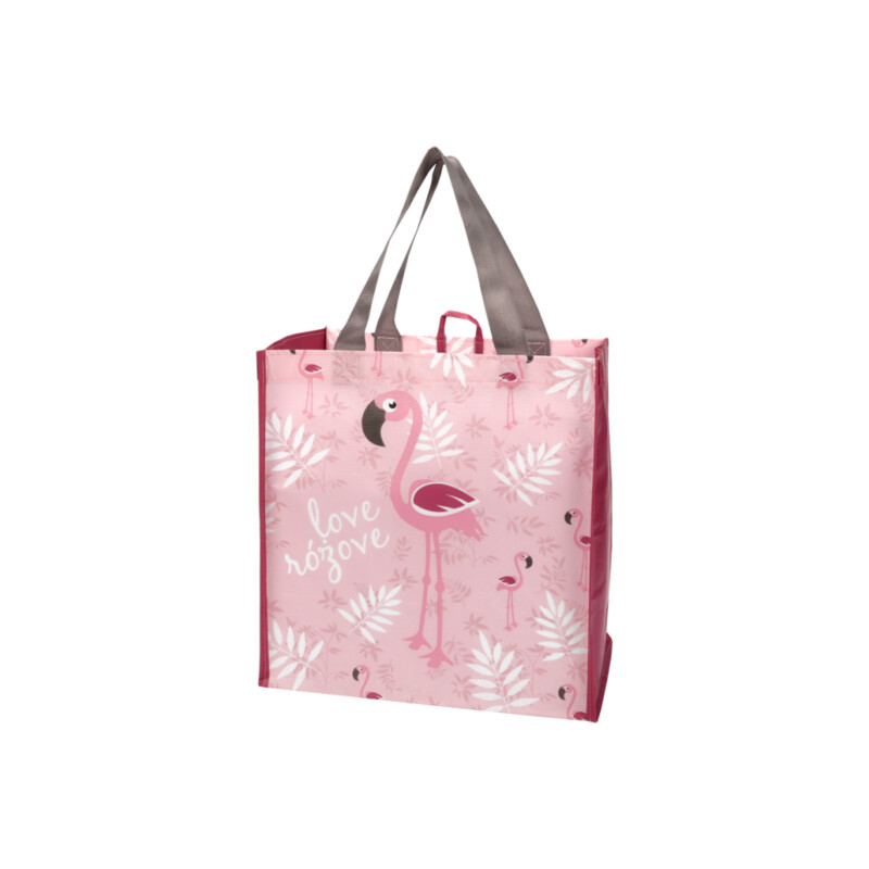 Torba na zakupy RPET 32 × 20 × 34 cm FLAMINGO