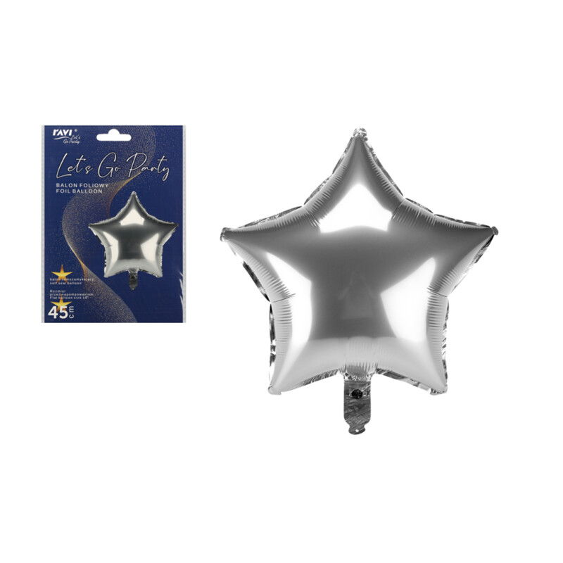LGP Balon foliowy STAR silver