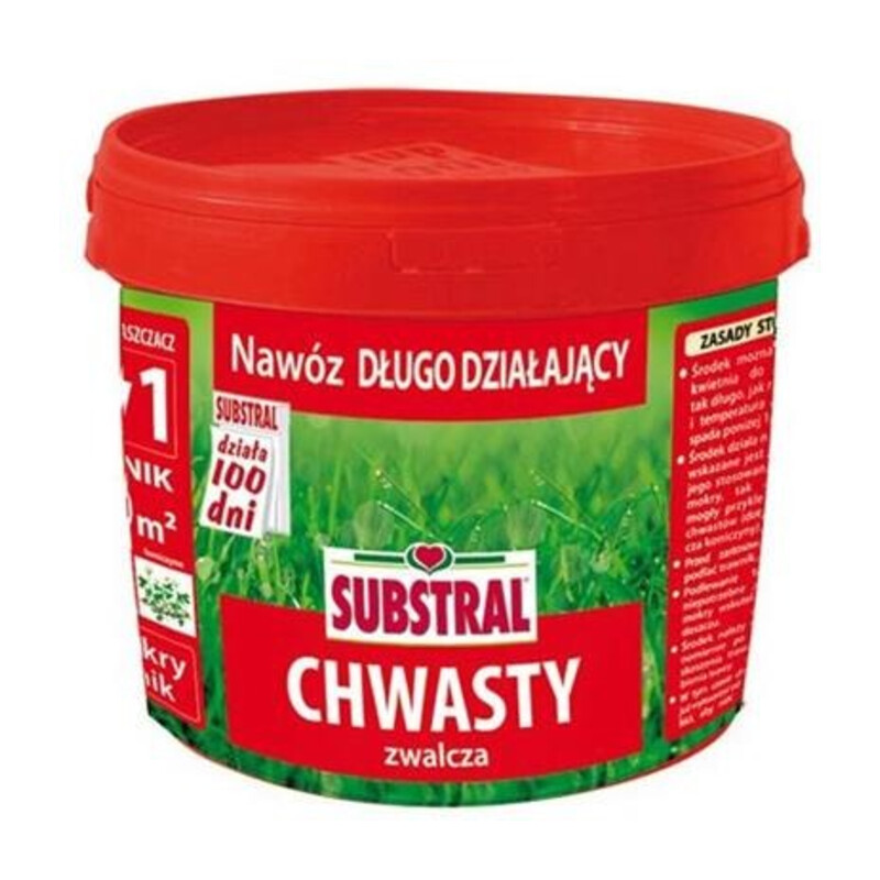 Nawóz do trawników 100 dni 5 kg + chwasty