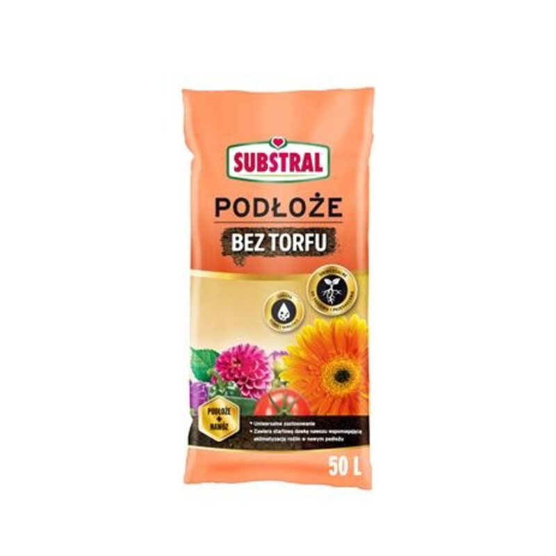 Podłoże bez torfu 50 l / zielona linia /