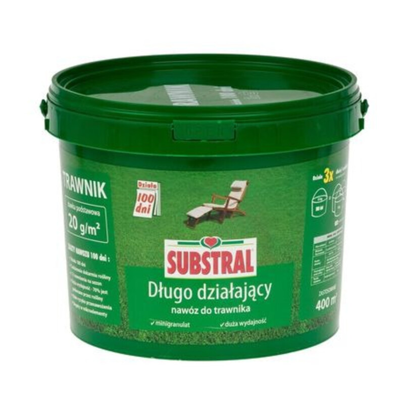 Nawóz do trawników 100 dni 10 kg