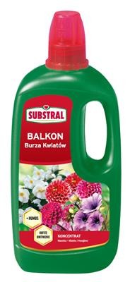 Nawóz + humus pelargonia balkon burza kwiatów 1 lx12 butelka