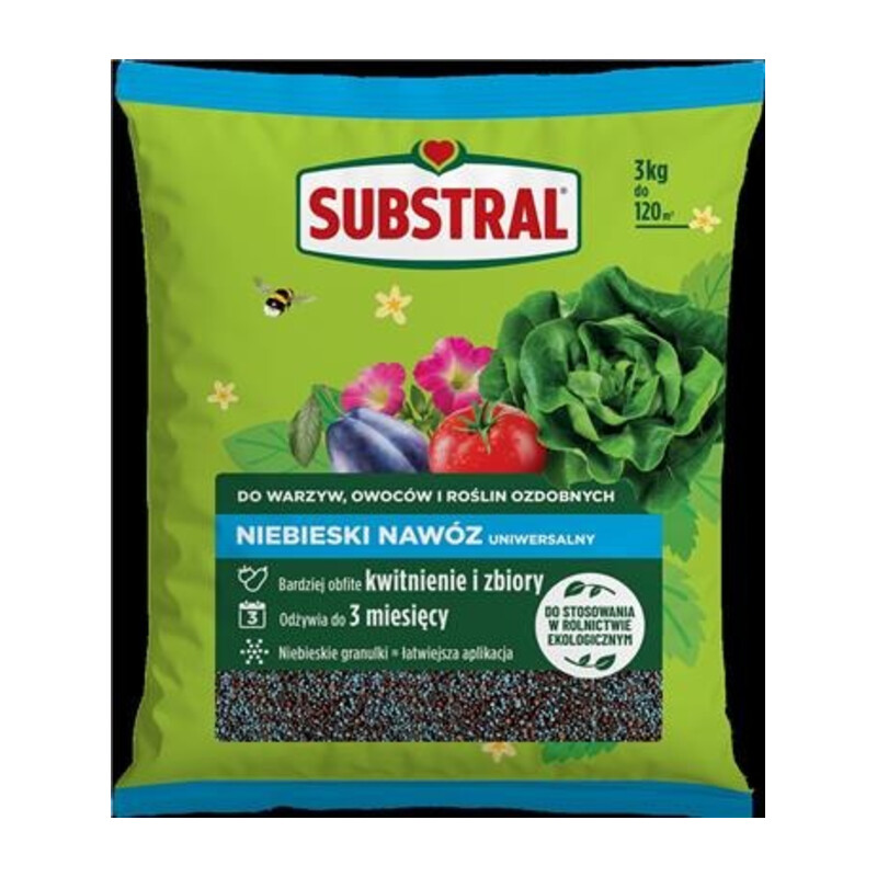 Nawóz niebieski nat. uniwersalny 3 kg