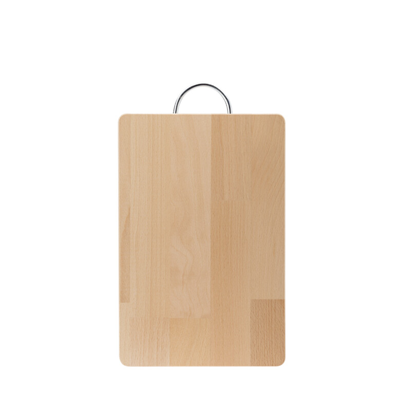 Deska do krojenia drewniana z uchwytem metalowym BRETTO 29, 5 × 19, 5 cm