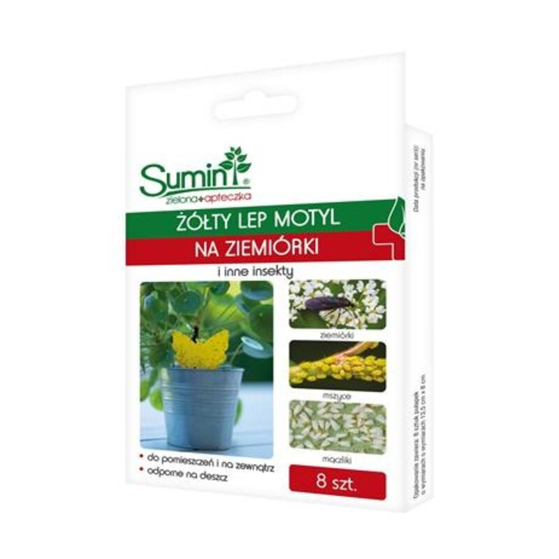 Lep na ziemiórki motyl 8 szt.uk