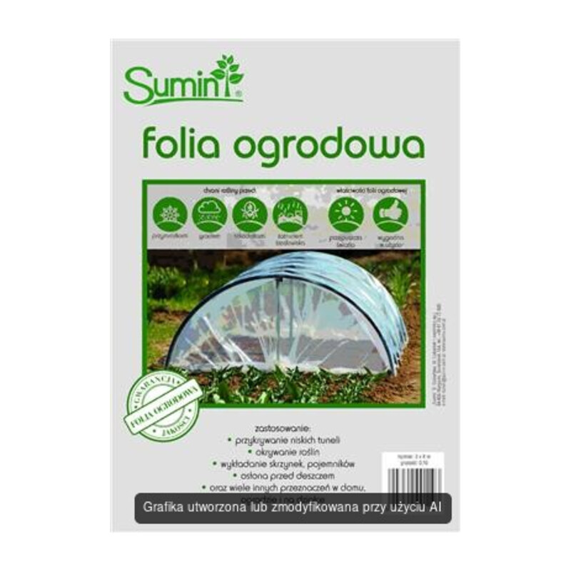 Folia ogrodnicza 3 x 8 m 0.10 1 szt.